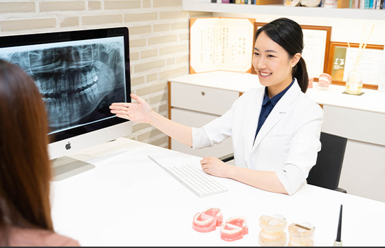 写真:横浜フォルテ矯正歯科のカウンセリング風景