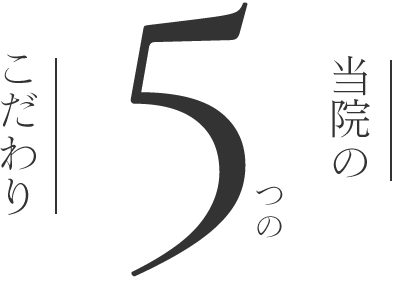 5つの特徴